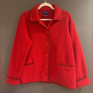 Charter Club fleece jacket size M